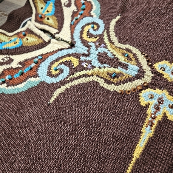 Christine Foley Women's Full Zip Cardigan Sweater - Picture 4 of 14